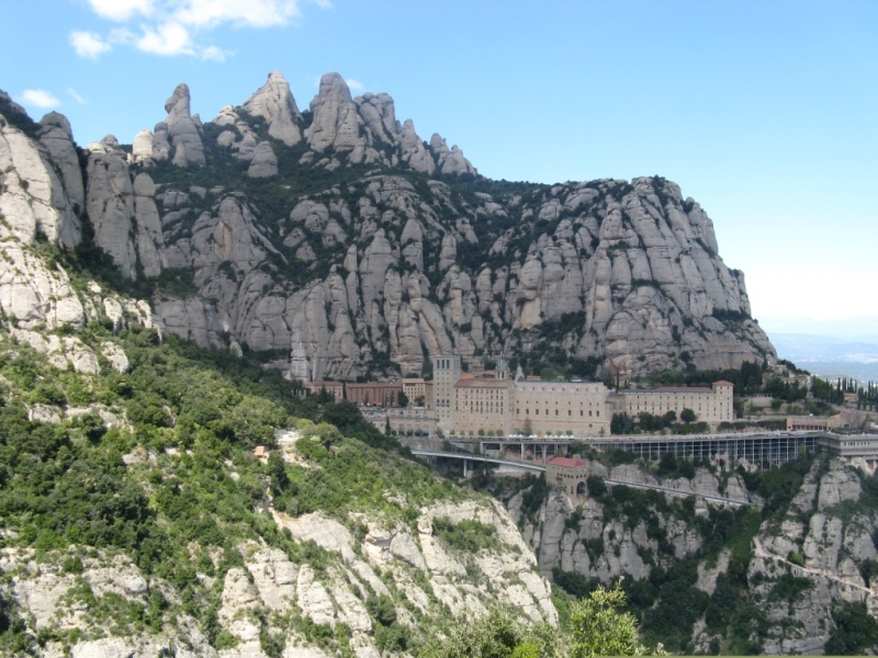 Randonnée à Montserrat, Espagne